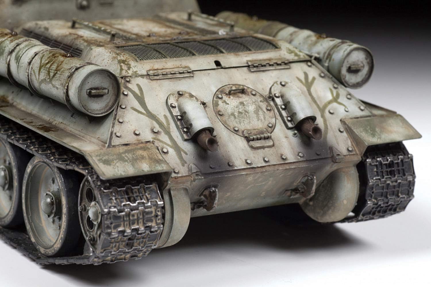 Zvezda 530003691 1:35 SU-122 Soviet Self-Propelled Hown Car Model Kit, Plastic Construction Kit