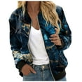 thumbnail image 1 of Veste pour Femme 2025 Puawkoer 1 Pce Veste Noire Veste d'Automne Veste en Laine Blazers & Vestes de Costume Blazers pour Femmes Vestes Décontractées Quotidiennes Légères à Fermeture Éclair, 1 of 5