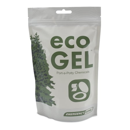 UPC: 0850253006393 | Emergency Zone – Eco Gel Port-a-Potty Chemicals – Liquid Waste Gelling and Deodorizing Powder – 1 Pack