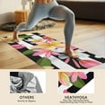 thumbnail image 4 of Pioneer Flower Floral Print Pattern Hot Yoga Mat Towel Non Slip for Hot Yoga - Quick-Drying Yoga Mat Cover with 4 Corner Pockets with Travel Bag - Hot Yoga Towel Non Slip 70"x26", 4 of 6