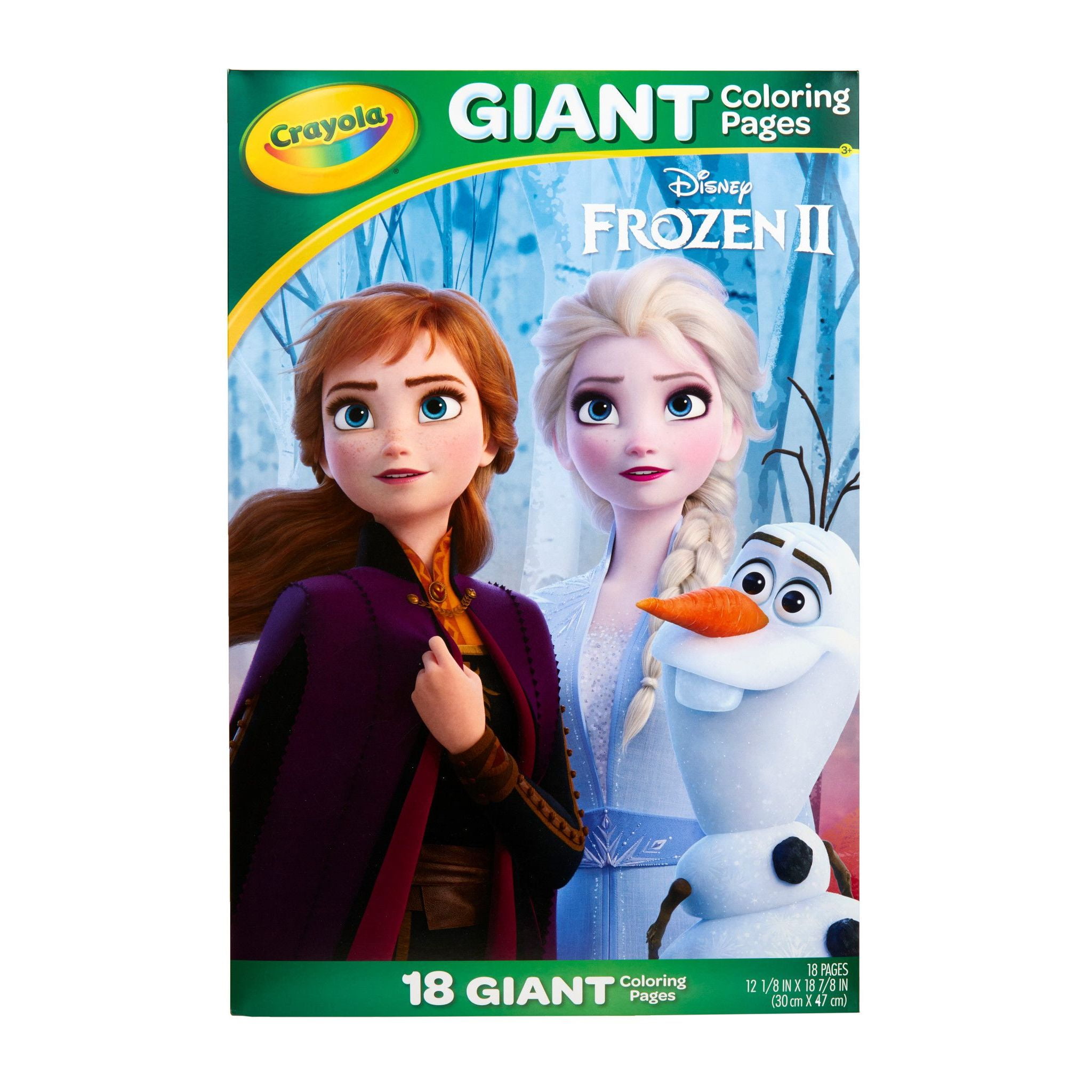 Crayola Giant Coloring Featuring Frozen 2, School Supplies, Child, 18 Pages