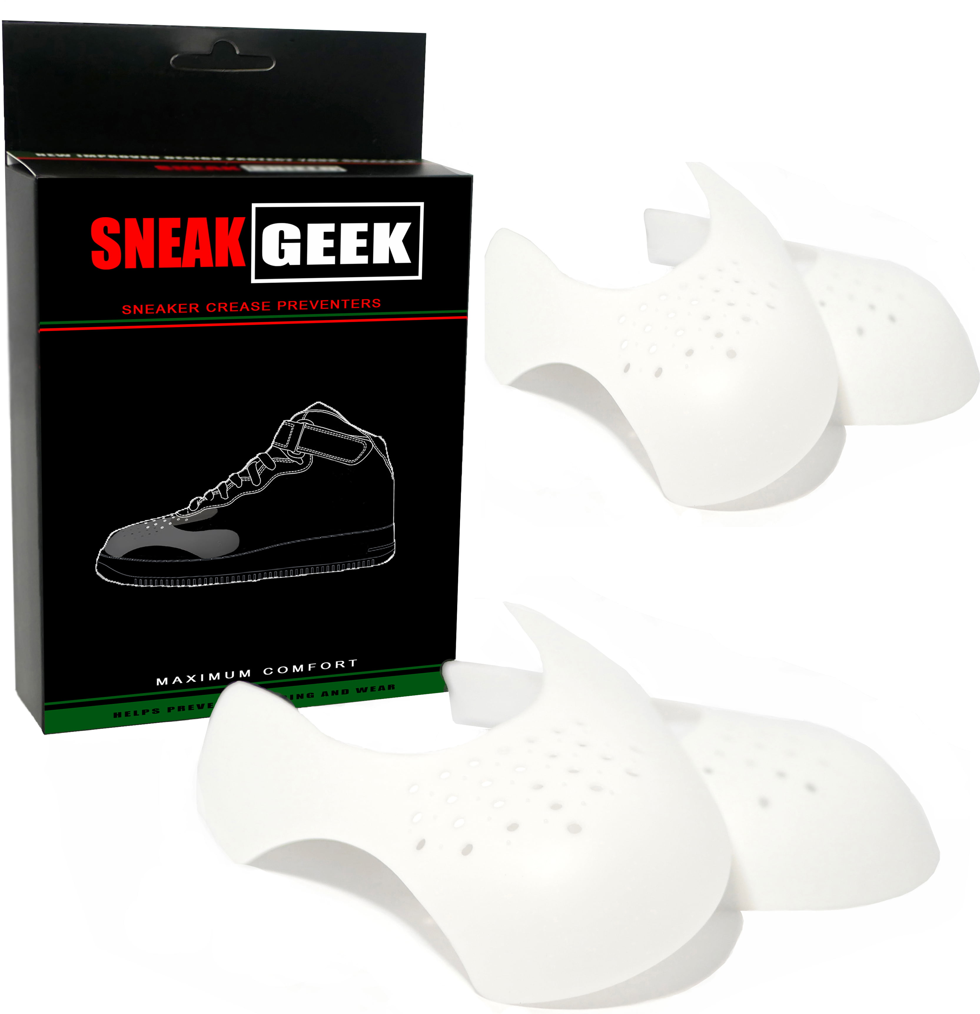 RSFOW Sneaker Toe Shields Shoe Crease Protector Toebox Decreaser Anti-Wrinkle For Men Size Universal