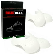2 Pairs Shoe Crease Protector for Mens Shoes 8-12 White Sneaker Crease Preventer