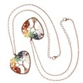 thumbnail image 2 of 2pcs Natural Stone Tree Necklaces Creative Pendant Jewelries for Women Girls, 2 of 9