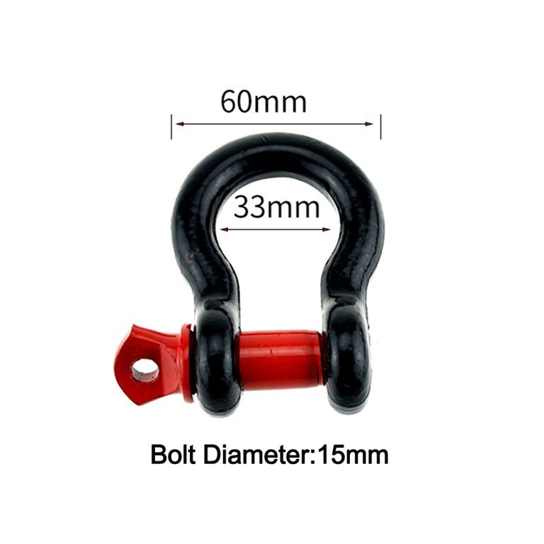 Set of Two Red 7/10(18mm) Synthetic Soft Rope Shackles 35T+ (2pcs) towing  bracket - AliExpress