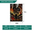 thumbnail image 3 of Horror Movie Michael Myers-themed Garden Flag. Perfect gift for fans, friends, and family members, and suitable for outdoor activities, party decorations11''x18'', 3 of 5