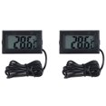 thumbnail image 1 of 2X Digital Thermometer with LCD for Fridges Freezers, 1 of 7