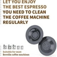 thumbnail image 3 of Espresso Cleaning Disc, 2 Pack Backflush Cleaning Disc Replacement, Espresso Backflush Cleaning Disc Compatible With Breville Espresso Machine, 54mm Diameter, 3 of 7