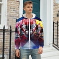 thumbnail image 3 of Power Rangers Zip Up Hoodies Unisex Realistic 3D Print Sweatshirt Long Sleeve Hooded Jacket Coat 2XL, 3 of 8
