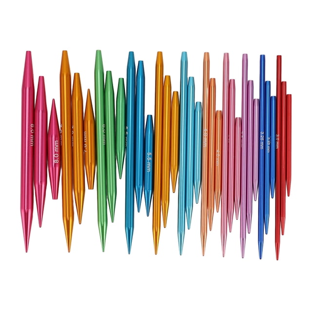 Juego De Agujas De Tejer Circulares Intercambiables, Juego De Agujas De Tejer Intercambiables Desmontables Portátiles Longitud Extendida 10 Cm 25 Cm 65 Cm 85 Cm Cable Para