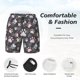 thumbnail image 3 of Fotbe Colorful Paws Of Dog Traje de Baño para Hombre – Shorts de Natación de Secado Rápido con Forro y Bolsillos-3X-Large, 3 of 6