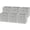 Grey, variant on Brown Fabric Cube Storage Crates with Handles 6-pack for Closet and Shelves
