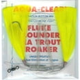 thumbnail image 2 of Aqua Clear Tackle FW-1EC Hi/Lo Fluke/Flounder/Trout/Croaker Chartreuse Hair 3/0 - FW-1EC, 2 of 2