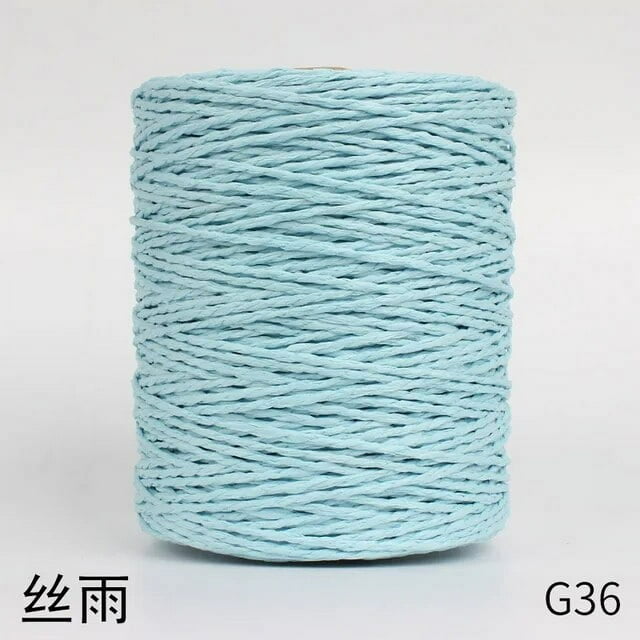 EASTIN Raffia Yarn for Knitting and Crocheting Hat Handbags Flower Gift Wrap Packing Cords DIY Handcrafts Free Shipping 300Meter