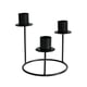 thumbnail image 2 of Portavelas Metálico con Remolinos Dorados para Decoración de Mesa - Soporte de Hierro para Bodas y Cenas, 2 of 6
