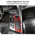 thumbnail image 5 of TINKI Red Carbon Fiber Center Console Panel Trim Sticker for Chevrolet Corvette C7 2014-2019 Car Interior Gear Shift Frame Trim Accessories, 5 of 7
