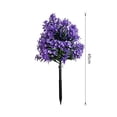 thumbnail image 3 of Artificial Gladiolus Topiary Ball Flowers With Ground Stake Outdoor Faux Plants Weather Resistant Fake Shrub Garden Decor For Porch Patio Landscaping Summer Fall Holiday Home Decoration, 3 of 7