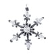 thumbnail image 2 of Christmas Snowflakes Clear Christmas Tree Decoration Pendant Christmas Tree Ornaments Christmas Decorations, 2 of 6