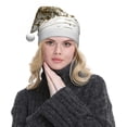thumbnail image 5 of Fuzoiu Western Scenery With Old Wagon Print Santa Hat Christmas Hat for Adults,Santa Hats with Pompom, Unisex Xmas Holiday Hat for Christmas New Year Festive Party Supplies, 5 of 6