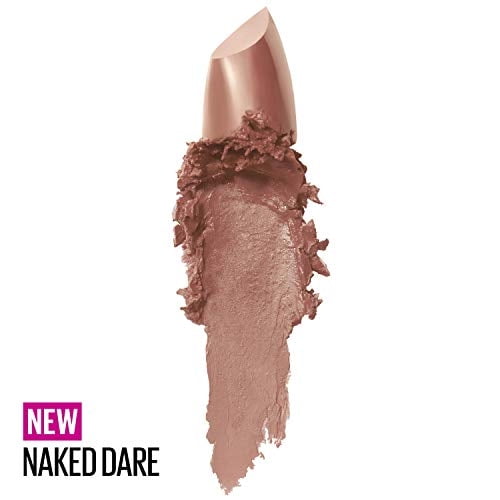 Maybelline Labial Sensational Hidratante, Acabado Cremoso- Nude, Rosa, Rojo, Ciruela, Naked Dare, 4,2 g (Variado)
