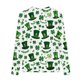 thumbnail image 4 of Blusas y camisas de manga larga con cuello redondo y estampado de San Patricio para niños, blusa informal de manga larga con cuello redondo, blusa de poliéster para niñas, 4 of 4