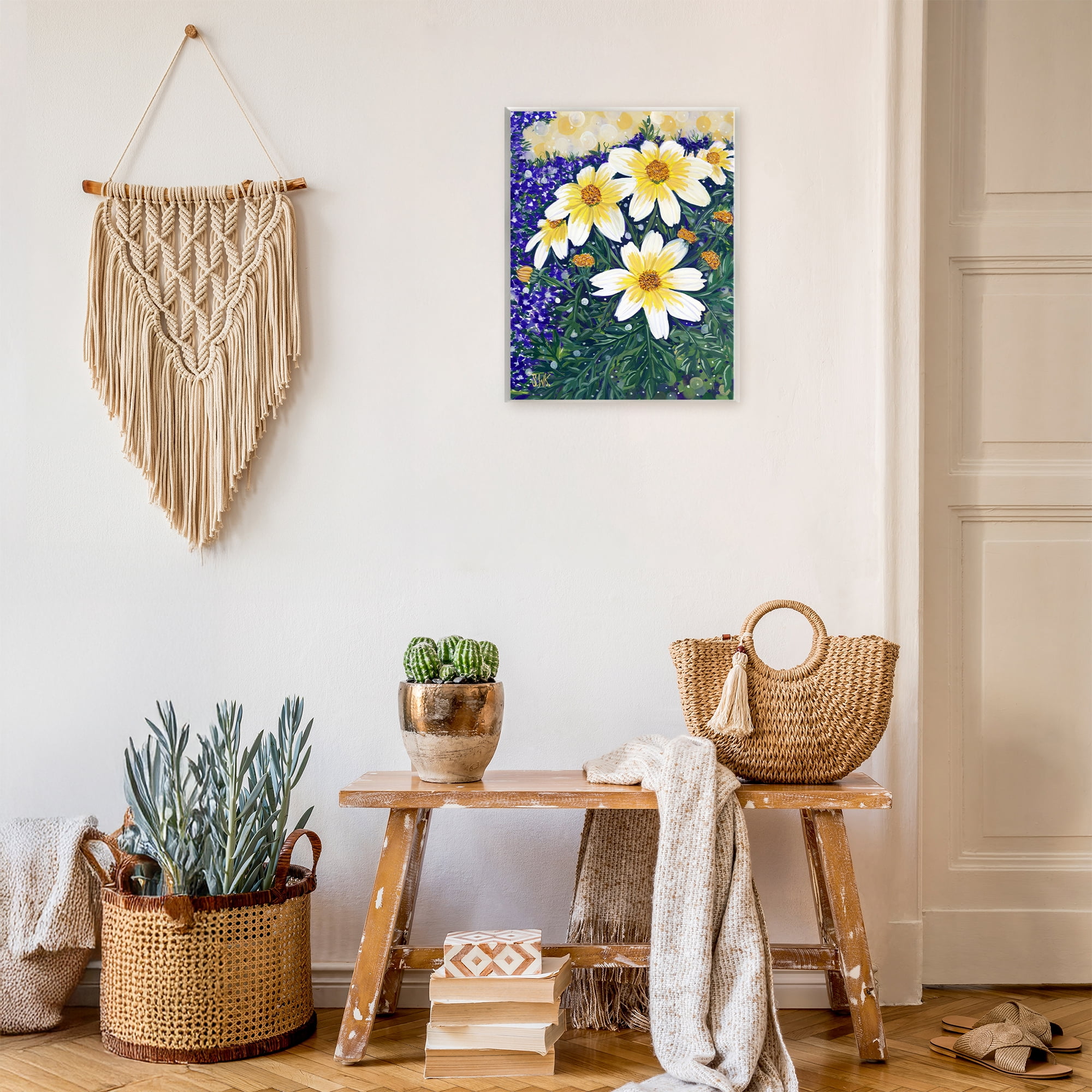 Stupell Industries Summer Garden Cosmos Wall Plaque Art, design by Sarah Waldron Kimball