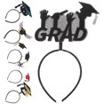 thumbnail image 2 of CIMAXIC Party 6Pcs Graduation Headband Decorative Graduation Party Hair Hoop Photo Prop for Gift,8.86"X6.69"X0.2", 2 of 5