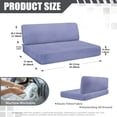 thumbnail image 7 of Aplkyhs Light Gray Blue RV Dinette Cushions Universal Camper Accessories Stretchable Cushion Covers for Couches and Sofas Comfortable Loveseat Sofa Chair Cover Furniture Protection, 7 of 7