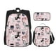 thumbnail image 1 of Fotbe Cat Set Escolar 3 en 1 para Niños - Mochila Duradera con Lonchera Aislante y Estuche para Lápices - Mochila Escolar para Niños y Niñas, 1 of 7