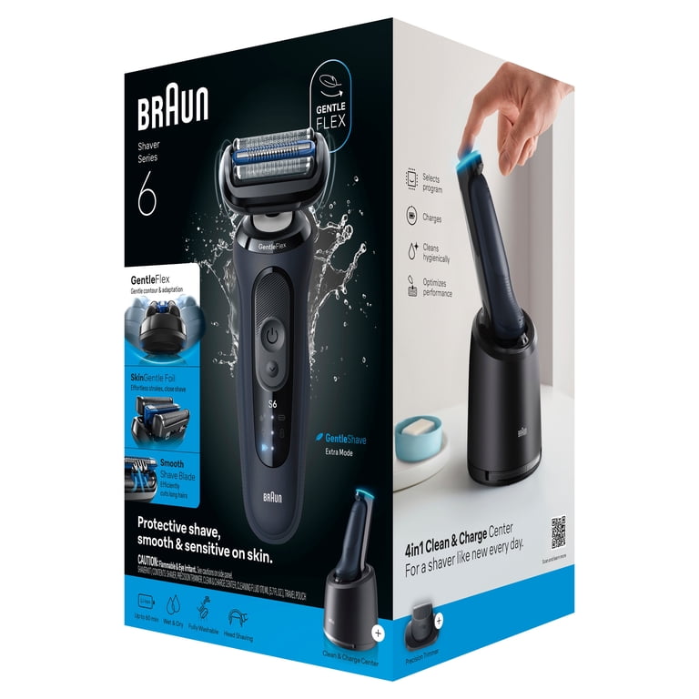 Braun Electric Razor for Men Series 6, Electric Shaver, Precision
