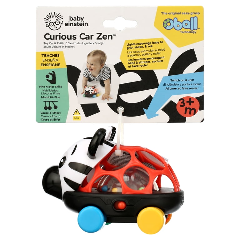 BABYL グッズいろいろ Baby Einstein Curious Car Zen Oball Toy Car & Rattle, Red