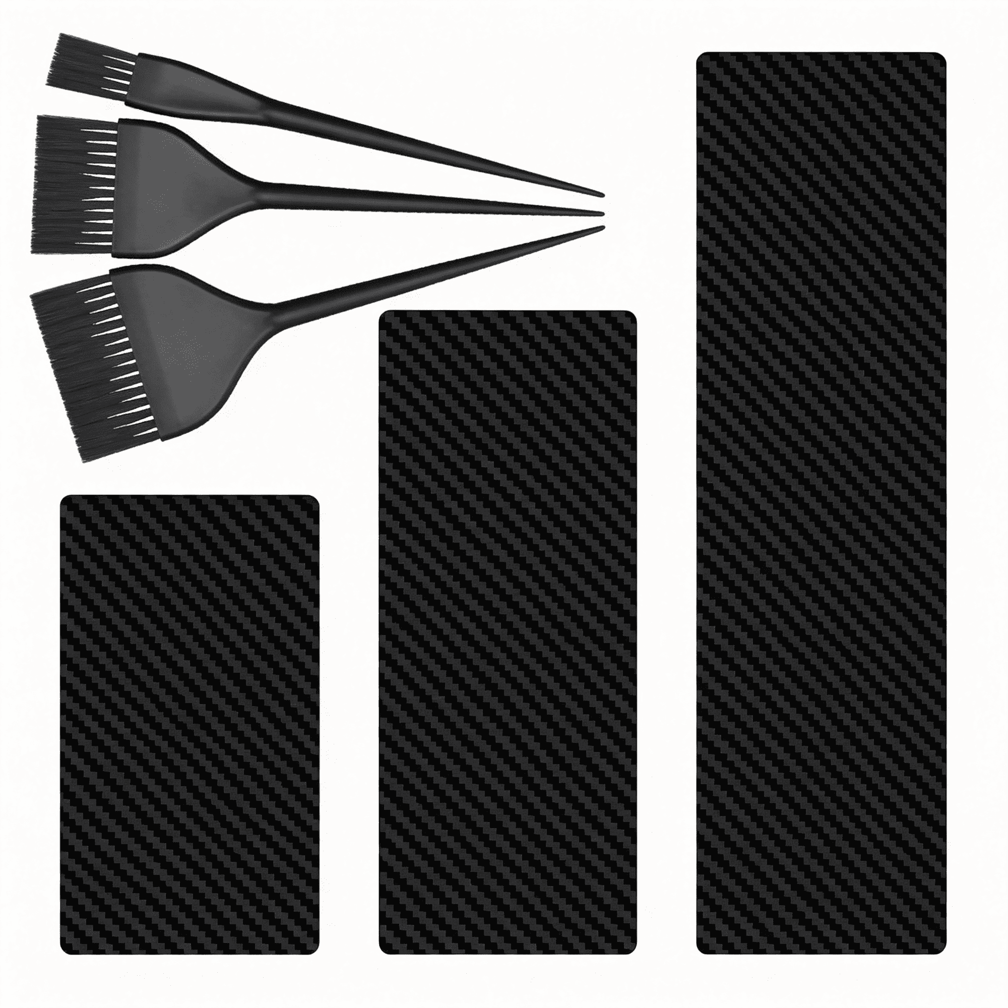 HIBIBUD Dye Boards Color Brushes Set (6Pcs) For Balayage Ombre Lace Highlighting Airtouch For Salon Professionals&Home Users Professional Hair Color Tools