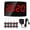 Black - UK Plug, variant on Yajisi Wireless Calling System Caregiver Pager with 10 Nurse Alert Call Buttons and 1 Display Receiver Ideal for Clinic Restaurant Nursing Home EU Plug Edition