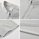 thumbnail image 4 of Blusa y camisa de manga corta con cuello alto para hombre, cuello alto, media cremallera, para fitness y ocio, deportiva, color liso, manga corta, blusas de poliéster para hombre, 4 of 9