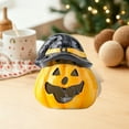 thumbnail image 4 of Calabaza de cerámica para decoración navideña, creativa, para Halloween, con luz nocturna, hueca y brillante, con LED suave, ideal para ambientes festivos, Halloween, otoño, decoración del hogar, ador, 4 of 6