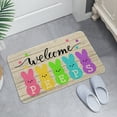 thumbnail image 2 of Qocolhg Happy Easter Eggs Entrance Door Mat, Spring Bunny Ears Low Profile Tradition Decor Welcome Mat, Non-Slip Carpet Rugs Floor Mat Decorative for Home/Bathroom/Kitchen/Indoor, 16x24 inch, 2 of 8