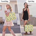 thumbnail image 6 of Large Capacity Tote Bag,Yellow Lemon Fruits GreenLeaves Pattern Handbag Fashion Luxury Tote Bag,15.7"x13"x 5.1" Inches,Laptop Compatible, 6 of 6