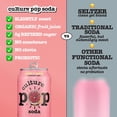 thumbnail image 4 of (Pack Of 24) Culture Pop Soda Probiotic Pink Grapefruit 12 Fl Oz, 4 of 9