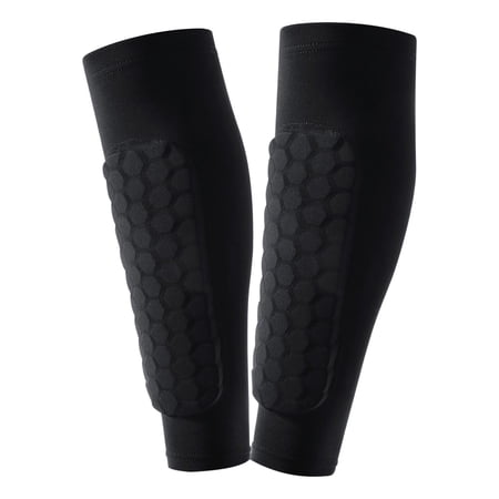 Amacok Shin Guards Set Soccer Shin Guards for Youth & Adults Lightweight Breathable & Comfortable Protective Sports Accessories for Soccer Cycling Hockey