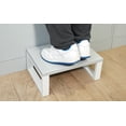thumbnail image 6 of CONSDAN Step Stool with Metal Frame, Solid Hardwood Step Stool for Toddler/Kids/Adult, Portable Step Stool for Bedroom Bathroom-Grey, 6 of 8
