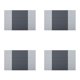thumbnail image 1 of Wosthever 4 posavasos para tazas, soporte para cuencos, manteles individuales resistentes al calor, decoraciones de estilo Simple, tapete de Mostrada Gris blanco, 1 of 6