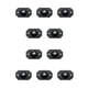 thumbnail image 1 of Ounissouiy Rueda autoadhesiva Rotación de 360 ​​grados Caja de almacenamiento de polea adhesiva de plástico Ruedas Rodillo de bajo ruido Cuenta de Cuenta de acero negro 10piezas Ounissouiy CBP316531, 1 of 5