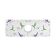 thumbnail image 7 of Yayeee Faucet Mat for Kitchen Sink 14.7" Diatomite Long Splash Guard Pad, Purple Birds, 7 of 7