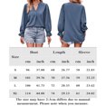 thumbnail image 2 of Blusa Camisetas elegantes para mujer, blusas holgadas de jacquard elegantes, blusa holgada de moda para primavera y verano Cgtredaw Azul T S para Mujer, 2 of 6