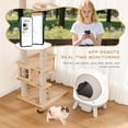 thumbnail image 5 of -Cleaning Litter Box with App Control and Safety Sensor |Ideal for Multi- Households | Health Monitoring Features, Set Includes Leak-Proof Mat and Litter Bags, 5 of 6
