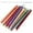 Multicolor, variant on MOQLOM Reusable Long Straws with 1 Cleaning Brushes, 9 x 0.3 inch Pure Color Straws, Hard Plastic Straws Suitable for Party or Home Use (25 pcs)