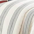 thumbnail image 2 of HiEnd Accents Prescott Stripe Coastal Duvet Cover Set, Super Queen, Navy 3 PC, 2 of 4