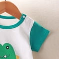 thumbnail image 6 of Splozh Baby Footless Pajamas 3 6 9 12 18 Months Summer Clothes for Newborn Cotton Short Sleeved Thin Romper Baby Bodysuit,White,3-6 Months, 6 of 7