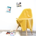 thumbnail image 5 of Flxxie Ultra Soft Fluffy Flannel Fuzzy Toddler Blanket, Baby Plush Blanket Unisex, 30" x 40", Yellow, 5 of 6