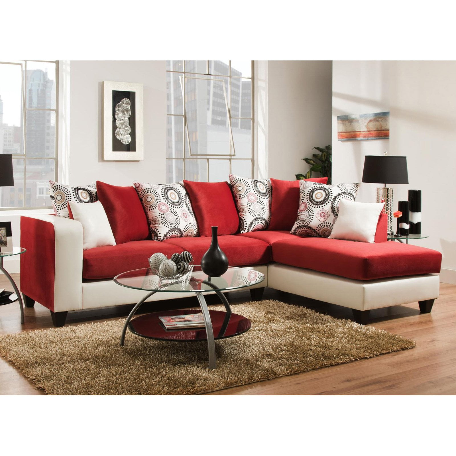 Chelsea Home Furniture Ame Sectional - Stark White